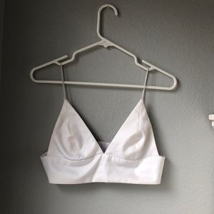 ADORABLE White Crop Top